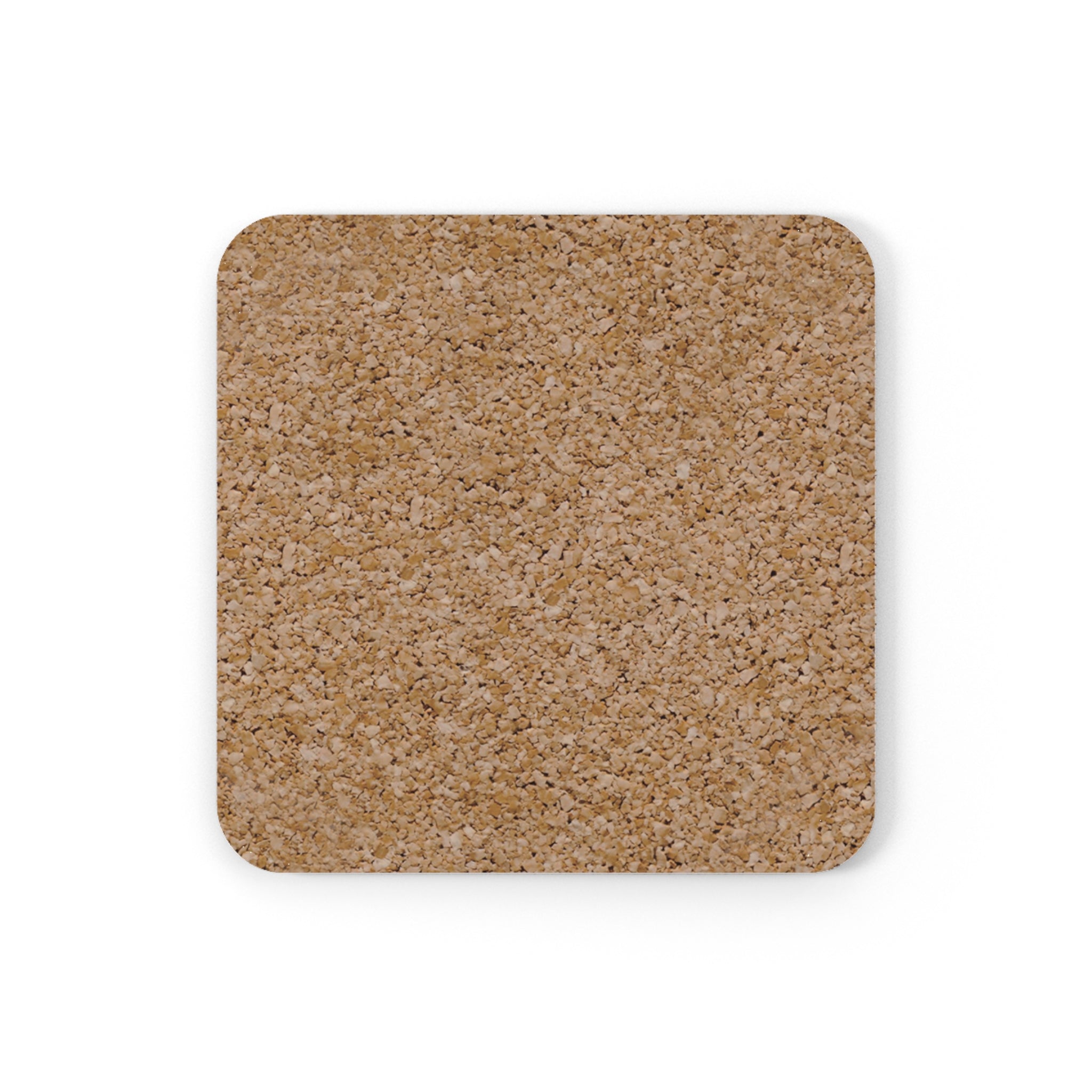Cork Back Coaster — 'Politics Is a Sadness Generator' Illustrated Drink Coaster